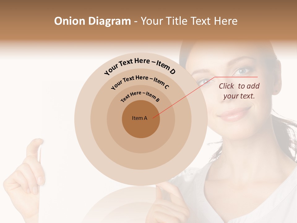 Signboard Cutout Businesspeople PowerPoint Template