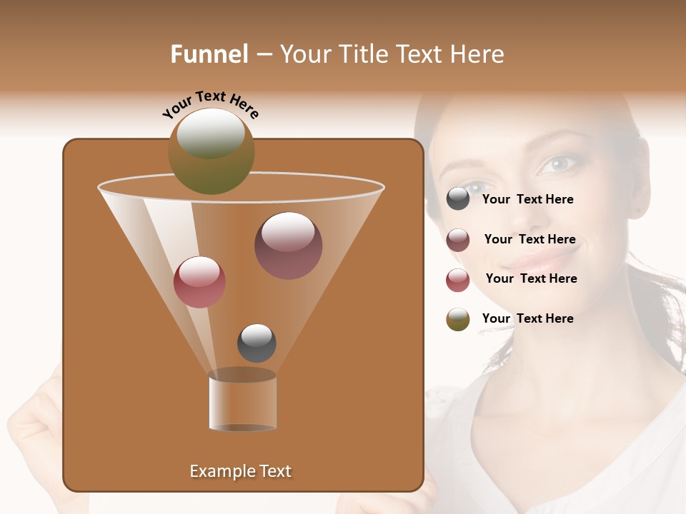 Signboard Cutout Businesspeople PowerPoint Template