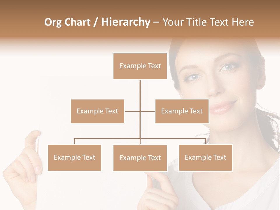 Signboard Cutout Businesspeople PowerPoint Template
