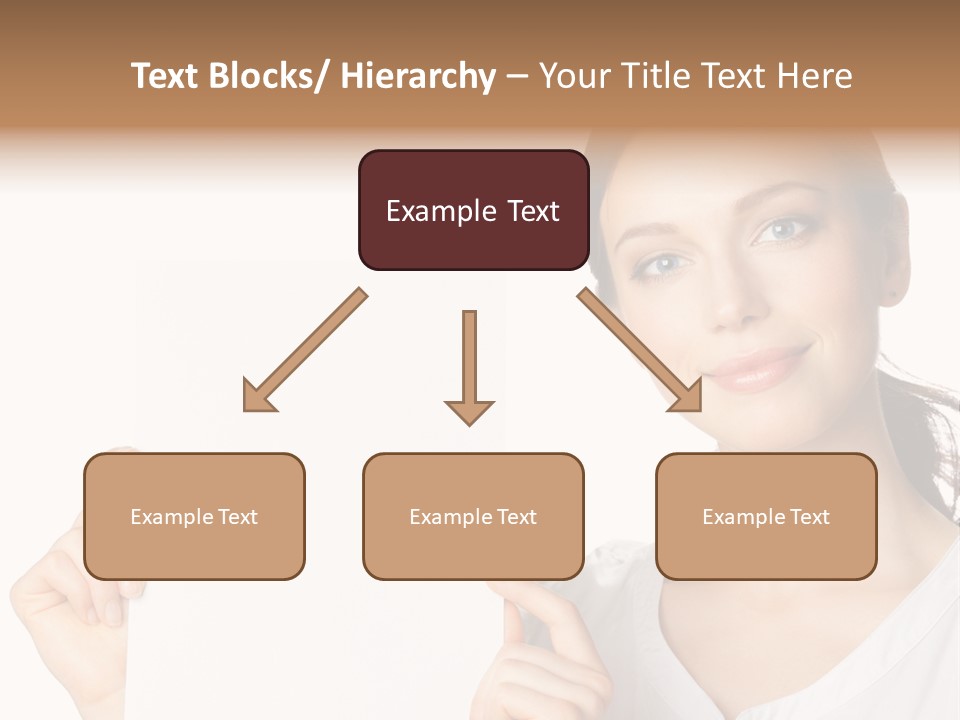 Signboard Cutout Businesspeople PowerPoint Template