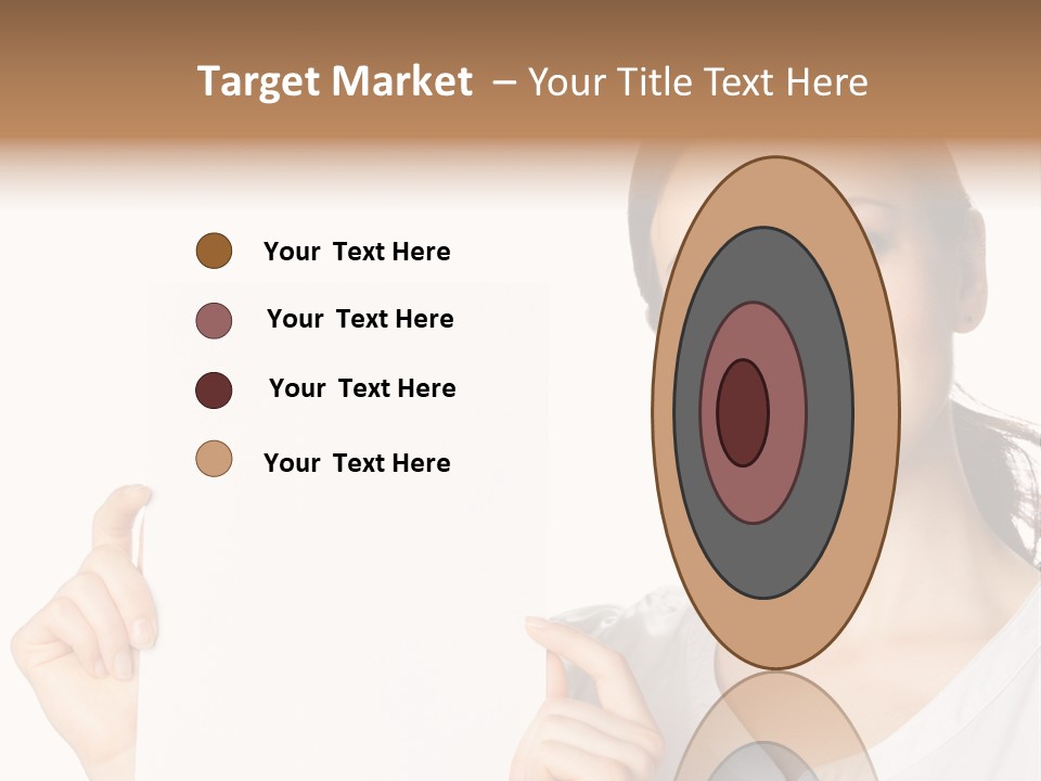 Signboard Cutout Businesspeople PowerPoint Template