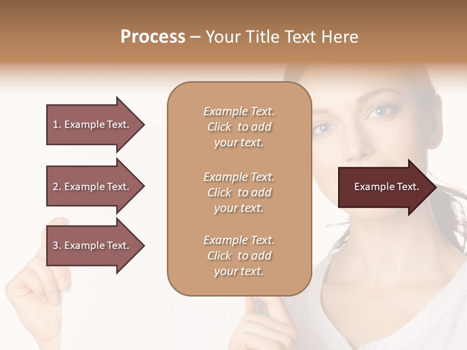 Signboard Cutout Businesspeople PowerPoint Template