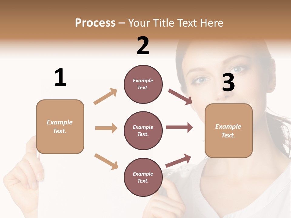 Signboard Cutout Businesspeople PowerPoint Template