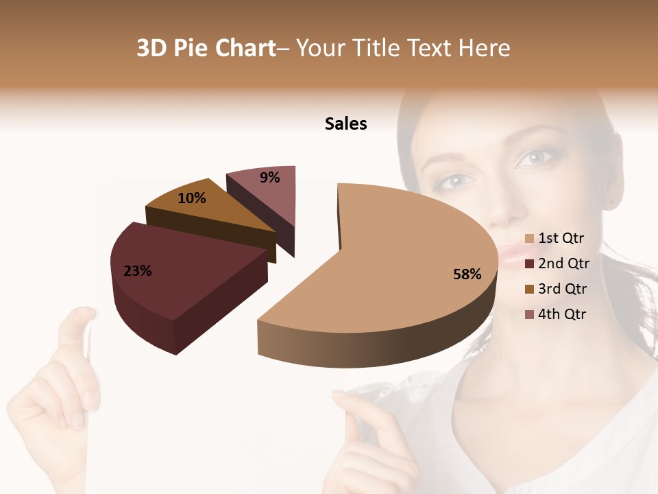 Signboard Cutout Businesspeople PowerPoint Template