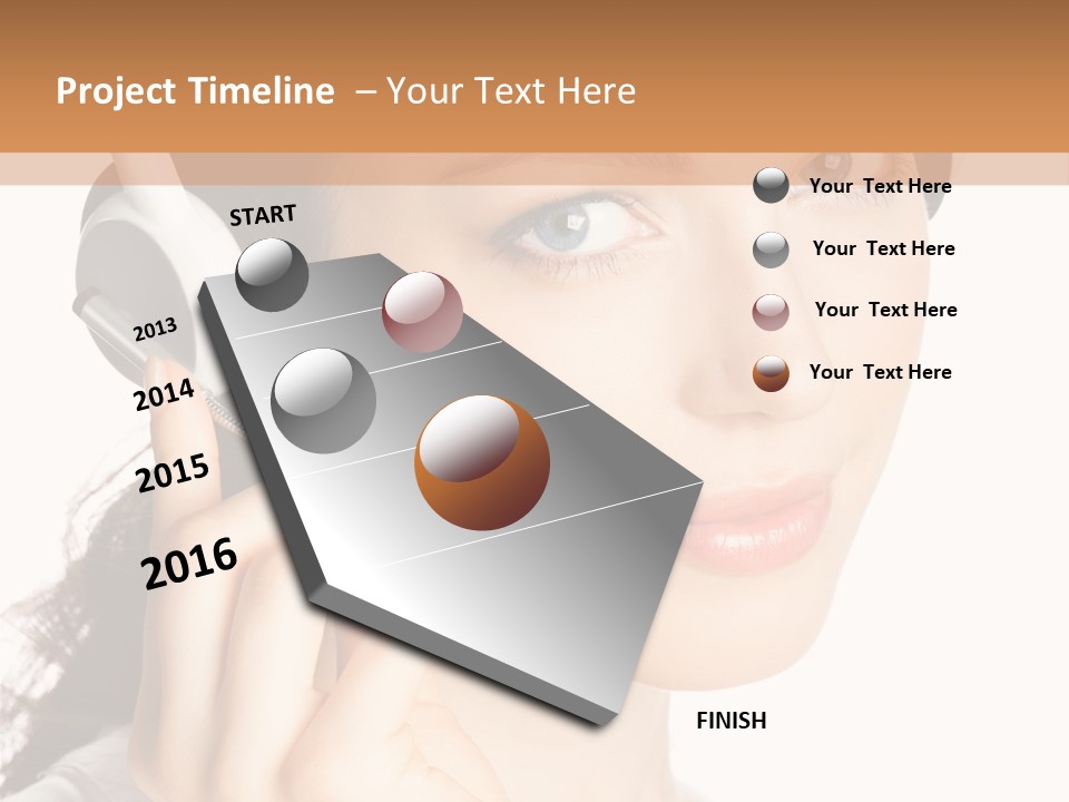 Online Phone Client PowerPoint Template