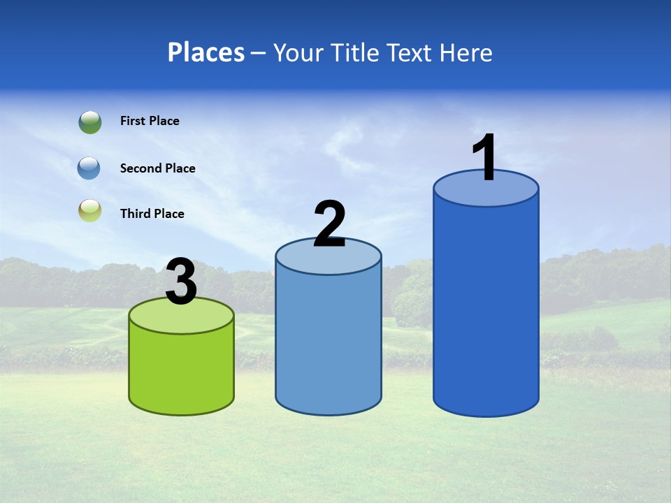 Plain Wood Grassland PowerPoint Template