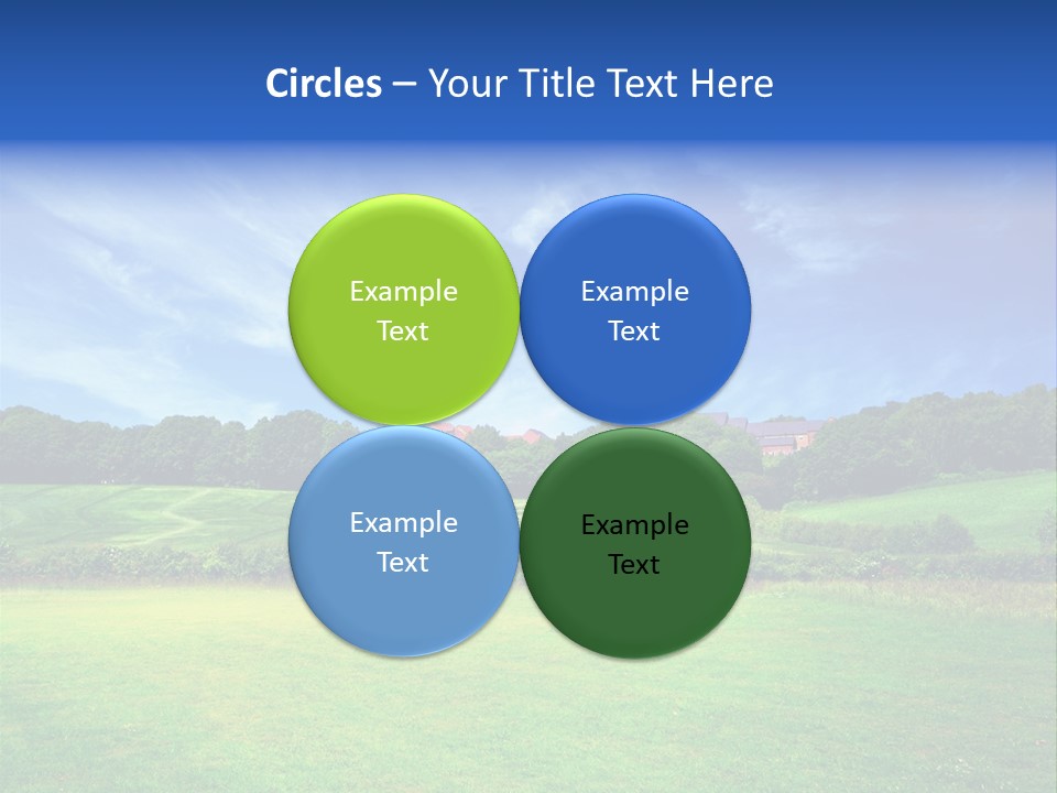 Plain Wood Grassland PowerPoint Template