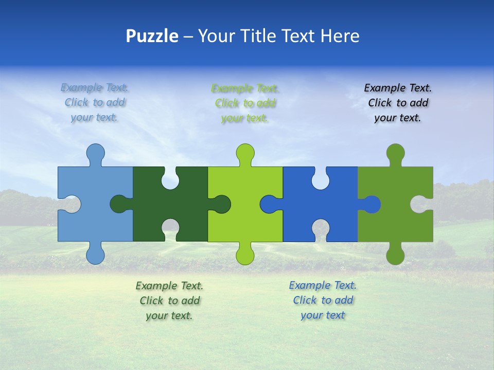 Plain Wood Grassland PowerPoint Template