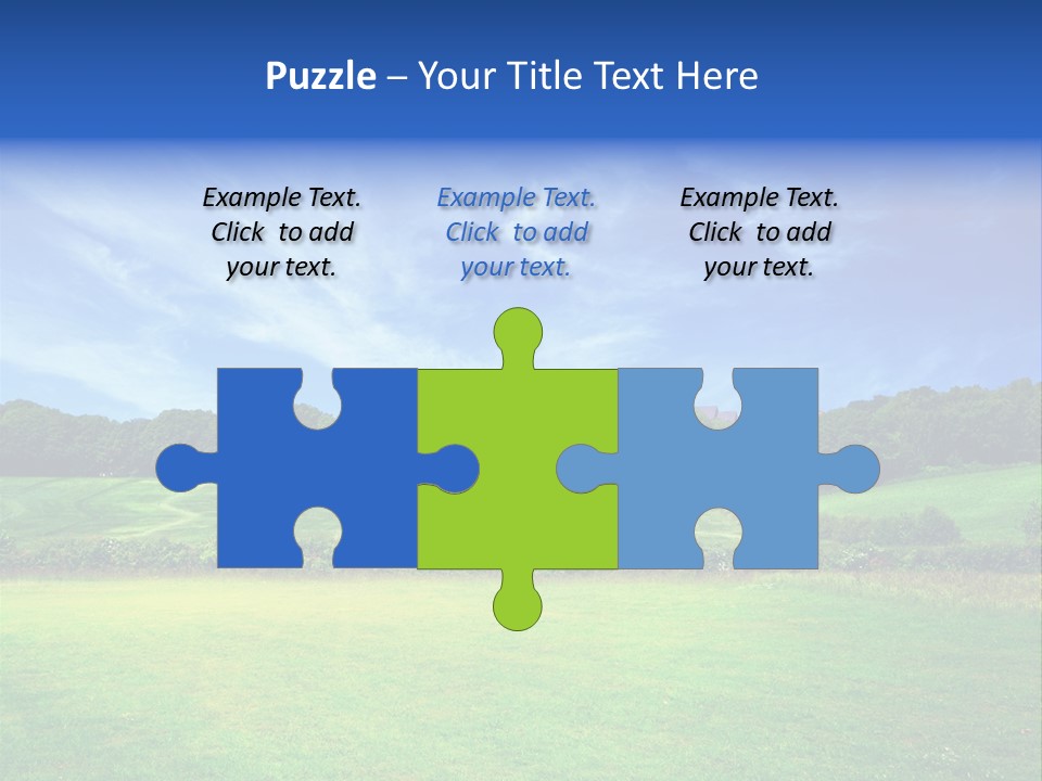 Plain Wood Grassland PowerPoint Template