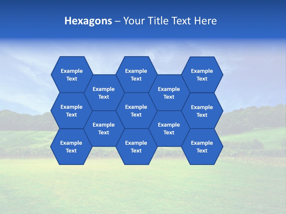 Plain Wood Grassland PowerPoint Template