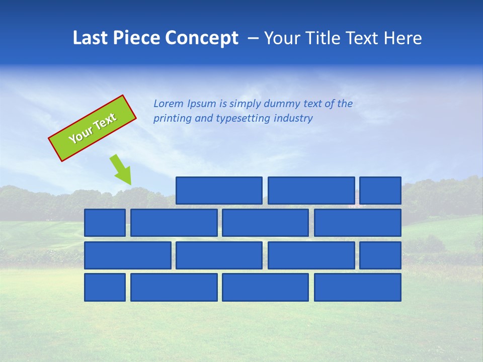 Plain Wood Grassland PowerPoint Template