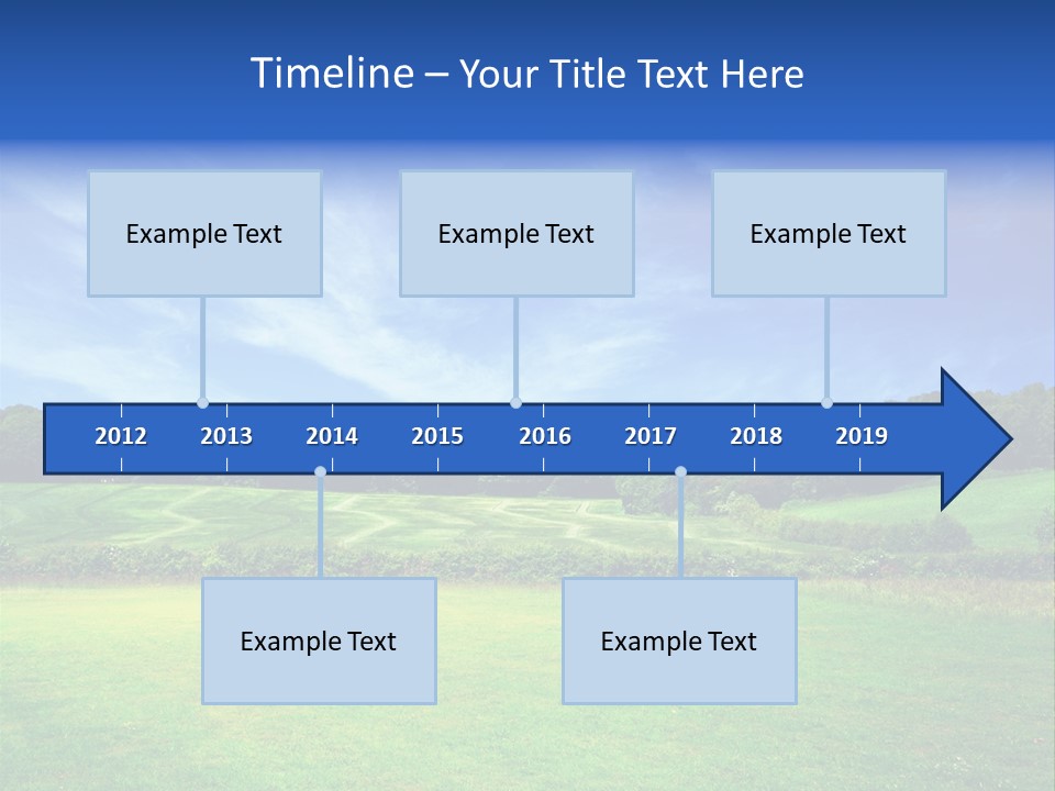 Plain Wood Grassland PowerPoint Template