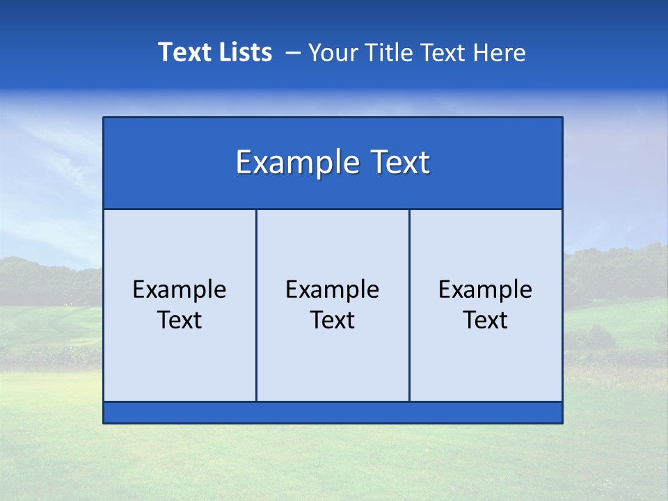Plain Wood Grassland PowerPoint Template