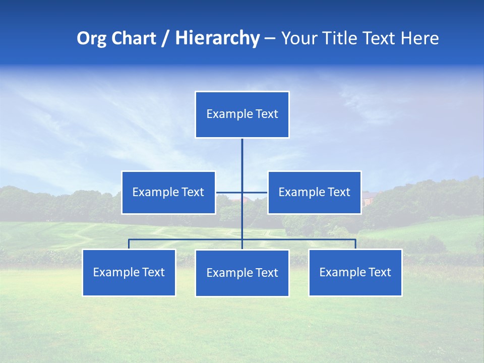Plain Wood Grassland PowerPoint Template