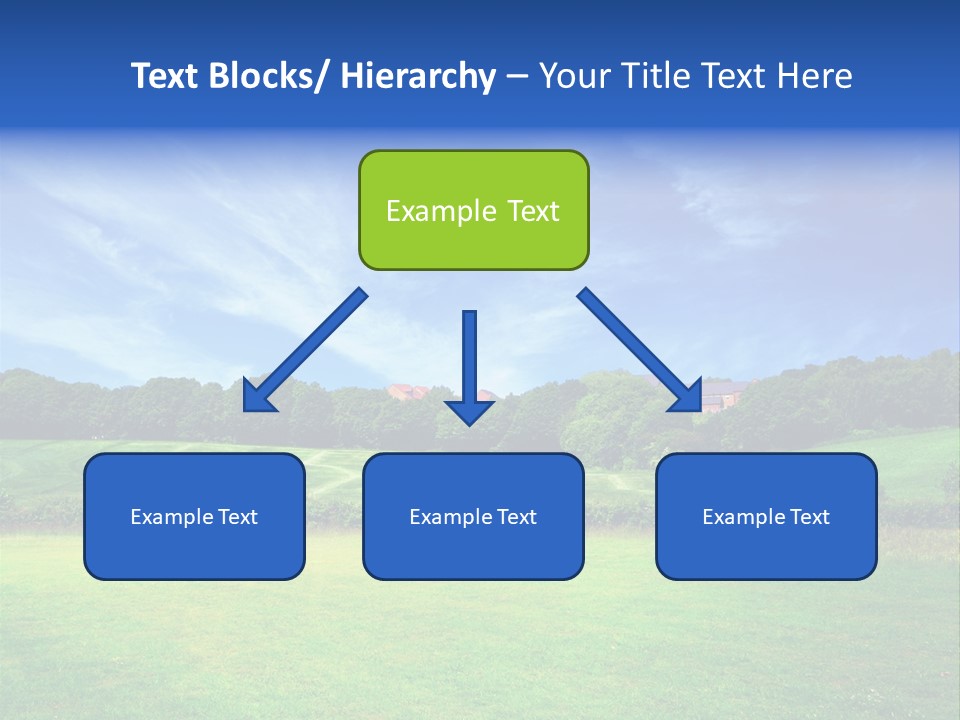 Plain Wood Grassland PowerPoint Template