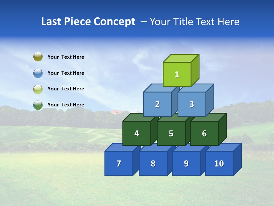 Plain Wood Grassland PowerPoint Template