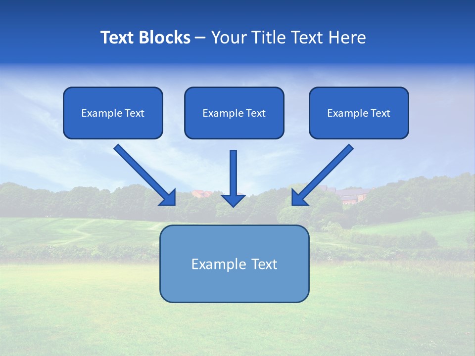 Plain Wood Grassland PowerPoint Template
