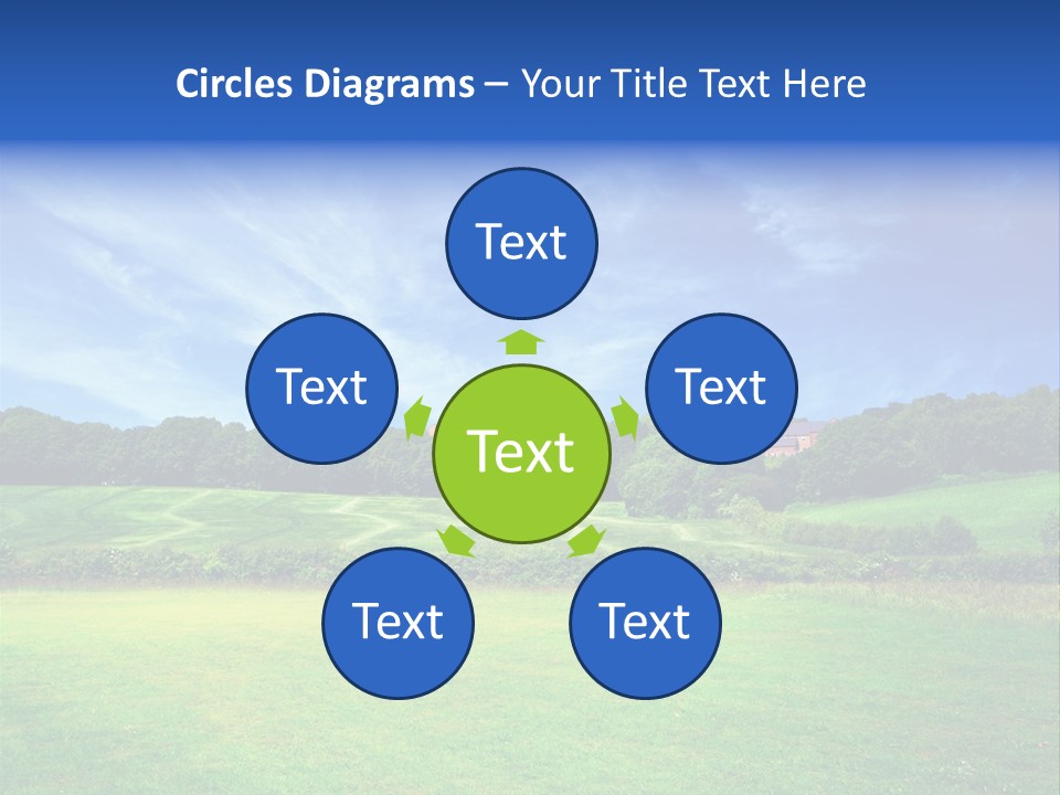 Plain Wood Grassland PowerPoint Template