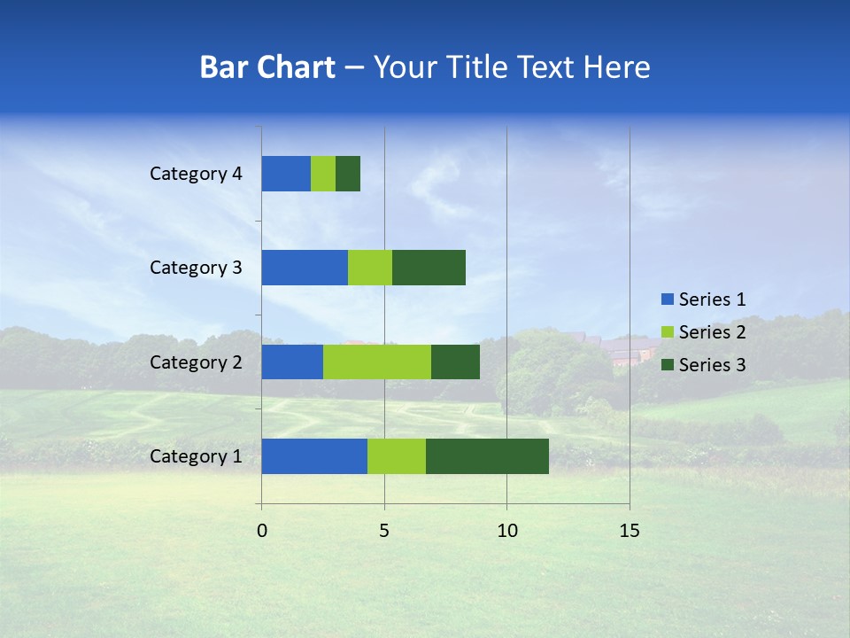 Plain Wood Grassland PowerPoint Template