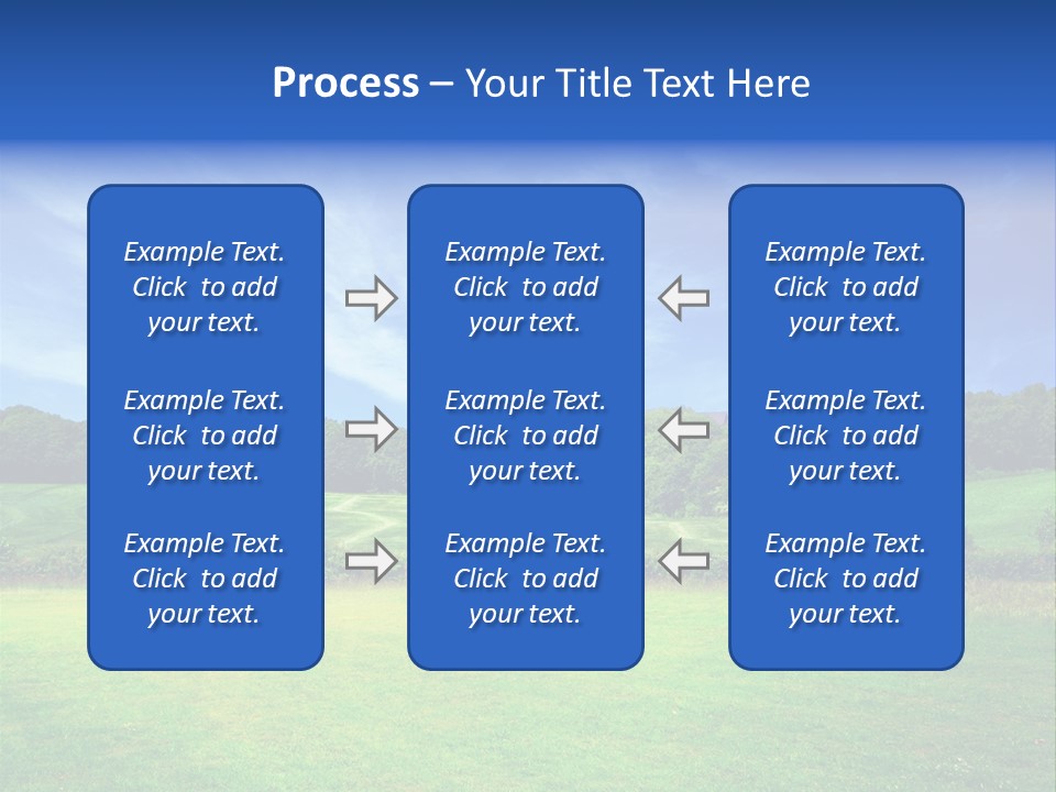 Plain Wood Grassland PowerPoint Template