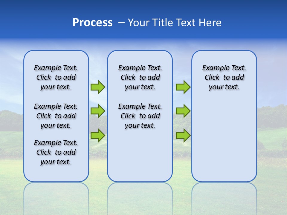 Plain Wood Grassland PowerPoint Template