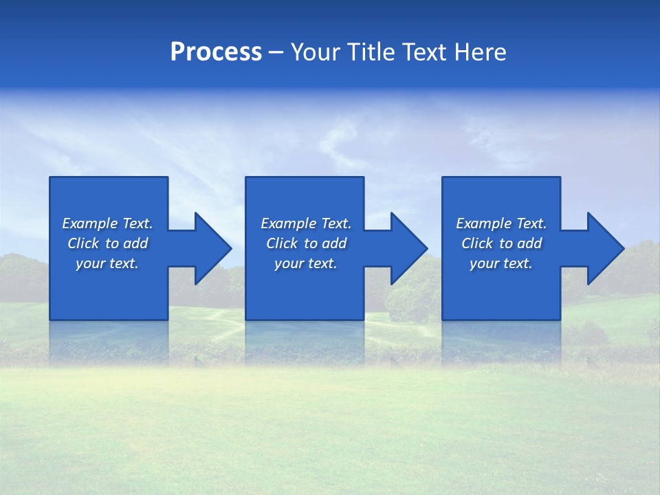 Plain Wood Grassland PowerPoint Template