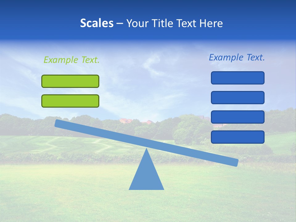 Plain Wood Grassland PowerPoint Template