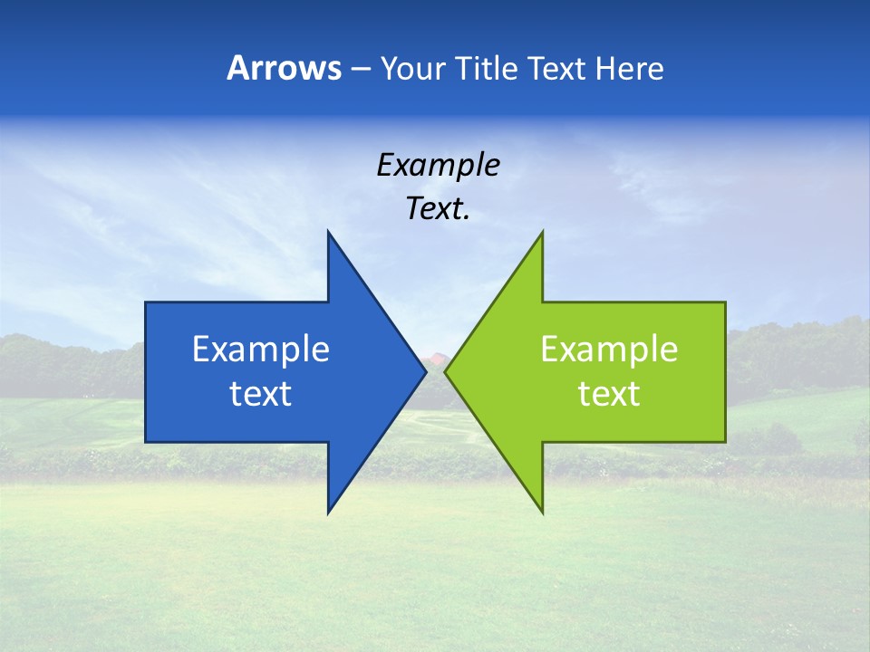 Plain Wood Grassland PowerPoint Template