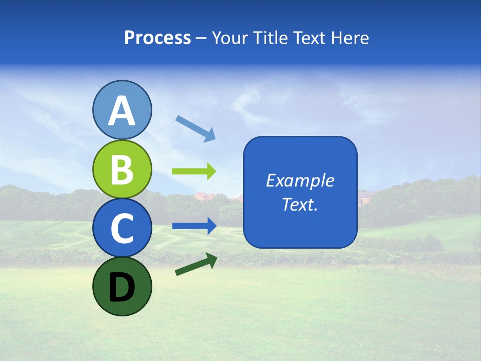 Plain Wood Grassland PowerPoint Template