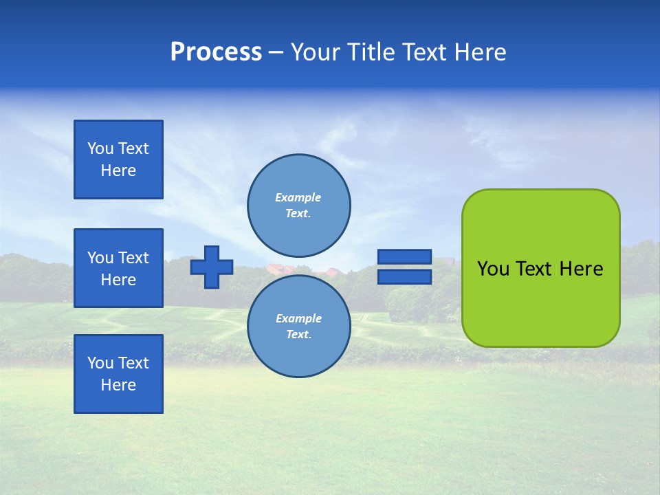 Plain Wood Grassland PowerPoint Template