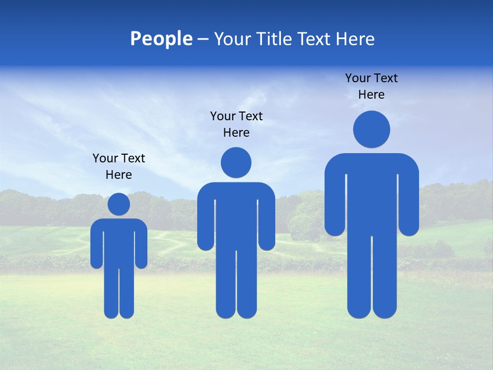 Plain Wood Grassland PowerPoint Template