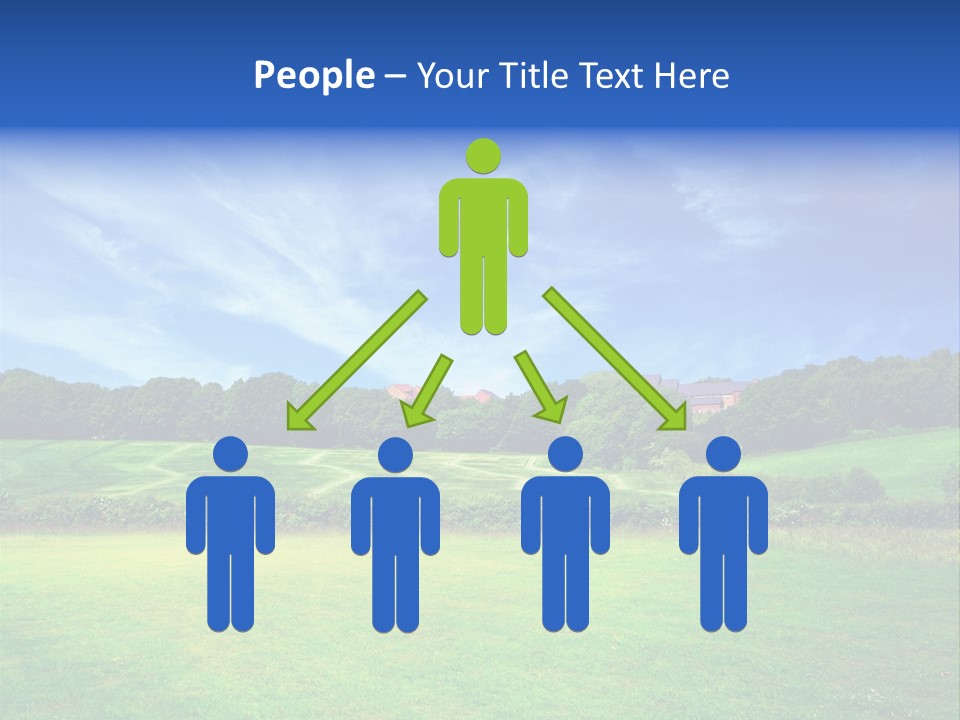 Plain Wood Grassland PowerPoint Template