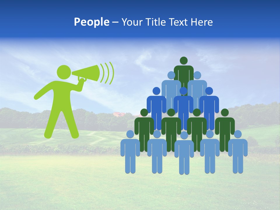 Plain Wood Grassland PowerPoint Template