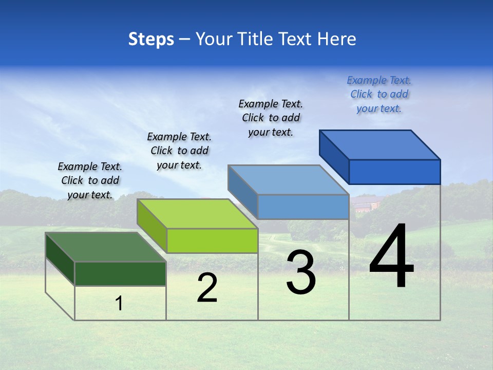 Plain Wood Grassland PowerPoint Template