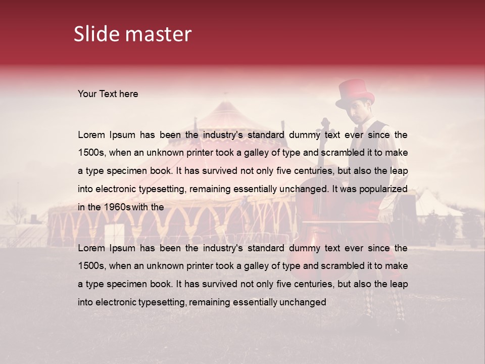 Sound Artistic Old PowerPoint Template