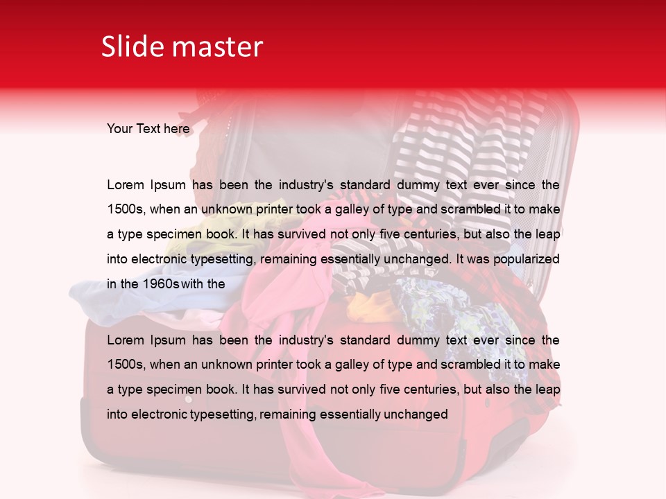 Ship Sun Horizontal PowerPoint Template