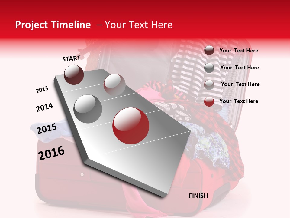 Ship Sun Horizontal PowerPoint Template