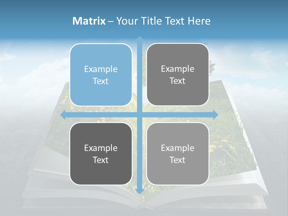 Meadow Page Nature PowerPoint Template