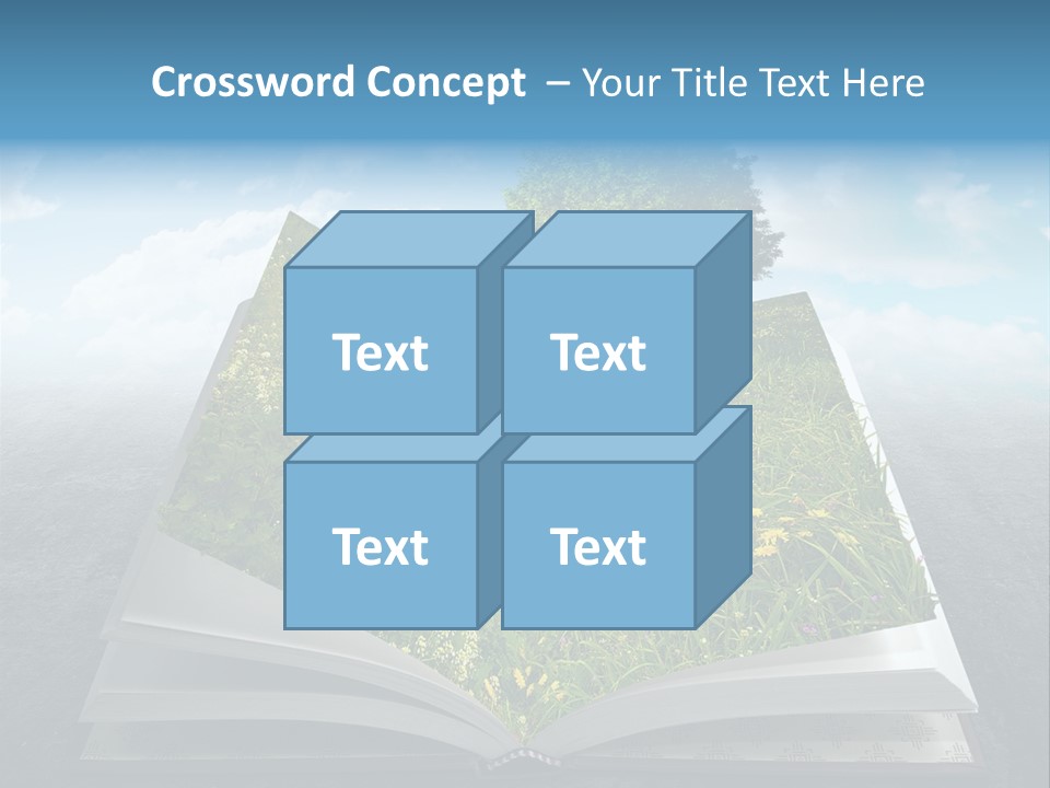 Meadow Page Nature PowerPoint Template