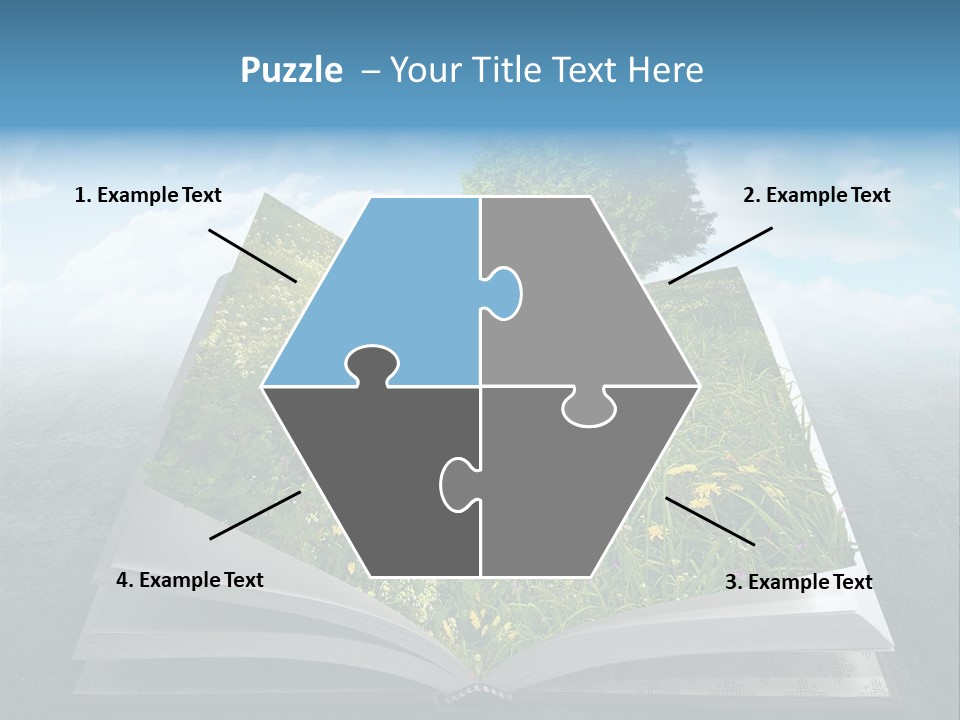 Meadow Page Nature PowerPoint Template