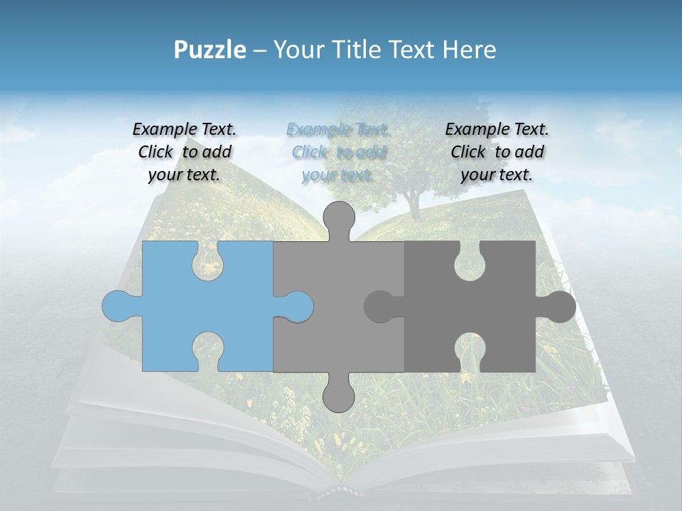 Meadow Page Nature PowerPoint Template