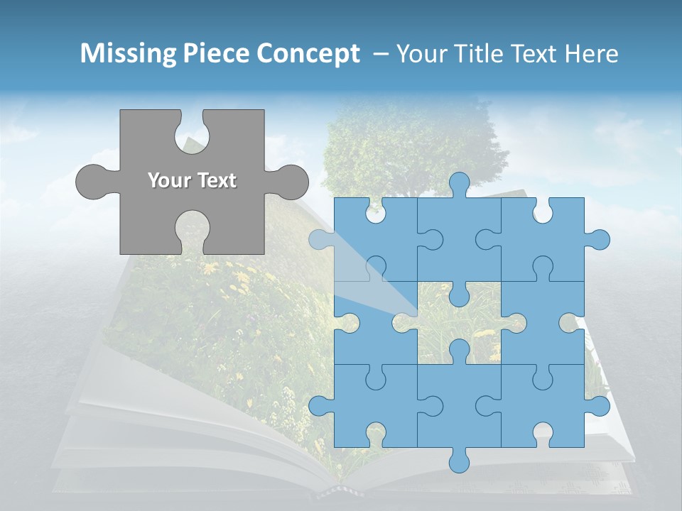 Meadow Page Nature PowerPoint Template