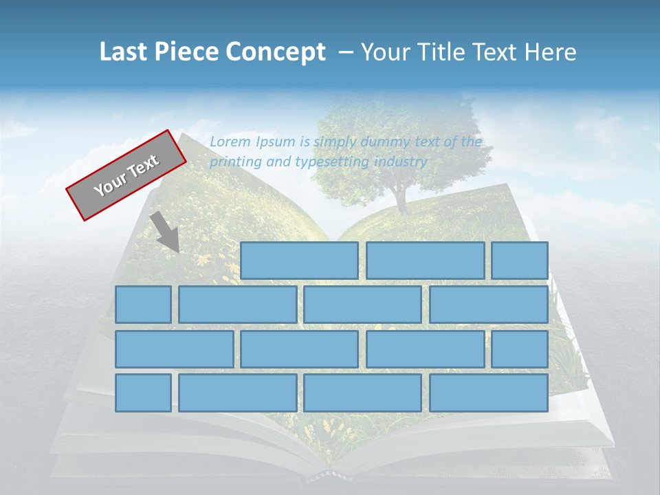 Meadow Page Nature PowerPoint Template