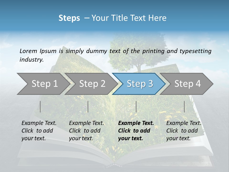 Meadow Page Nature PowerPoint Template