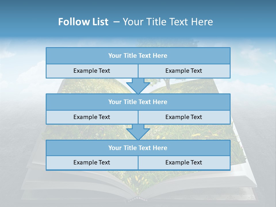 Meadow Page Nature PowerPoint Template