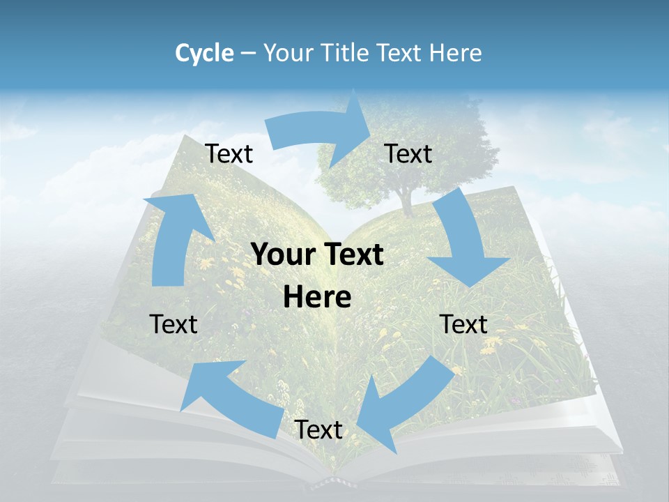 Meadow Page Nature PowerPoint Template