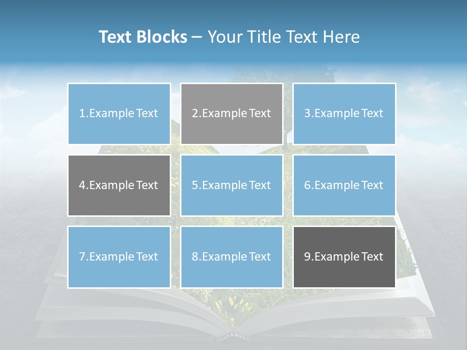 Meadow Page Nature PowerPoint Template