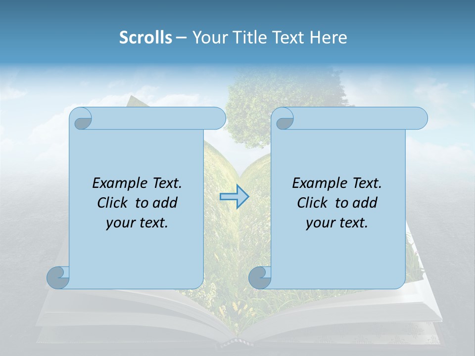 Meadow Page Nature PowerPoint Template