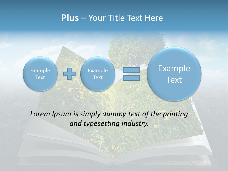 Meadow Page Nature PowerPoint Template