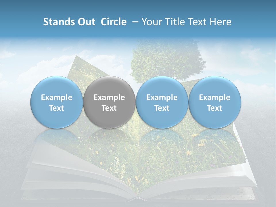 Meadow Page Nature PowerPoint Template